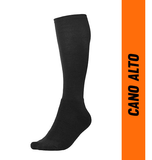 MEIA TÁTICA CANO ALTO HIGH PRETO - INVICTUS