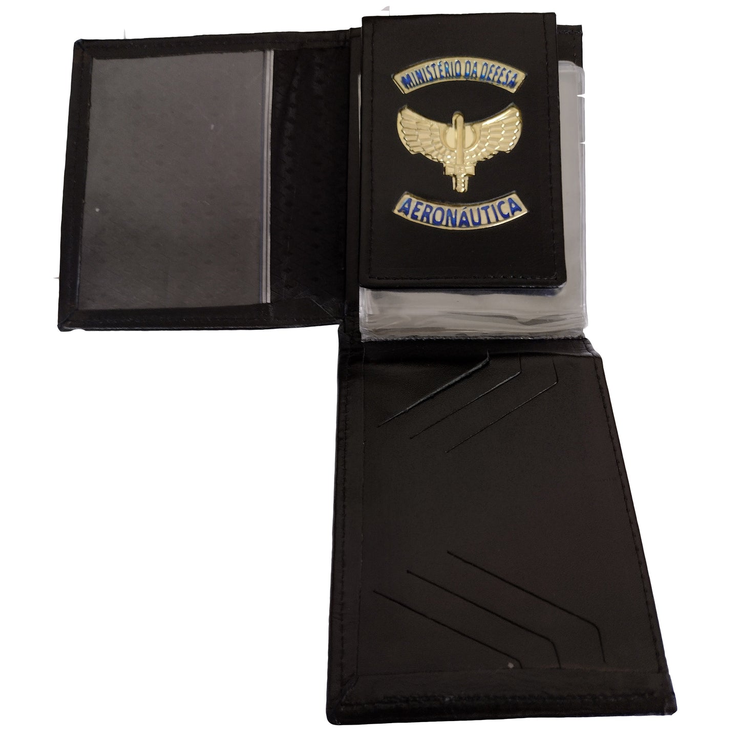 CARTEIRA FAB COURO PRETO