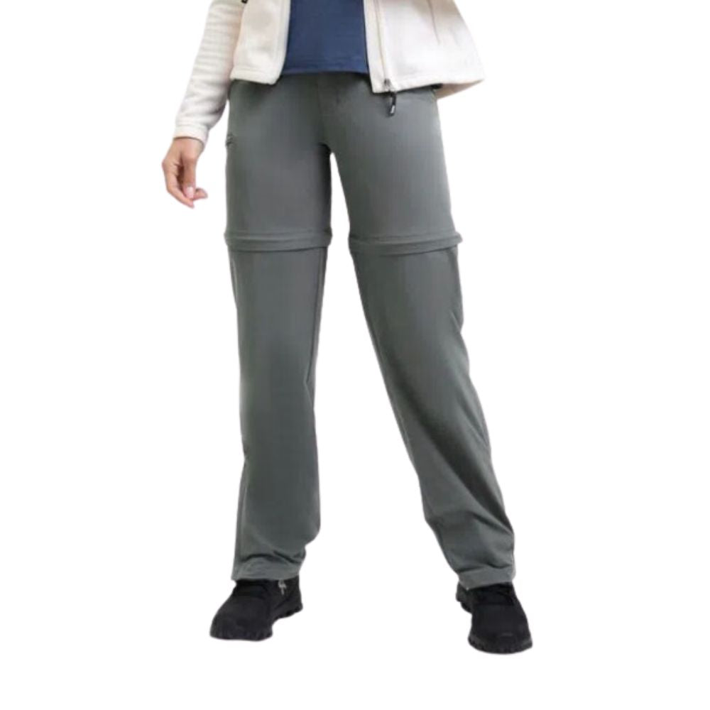 CALÇA-BERMUDA TREKKING CINZA FEMININA - SOLO