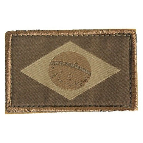 PATCH BANDEIRA DO BRASIL BORDADO COYOTE- WTC