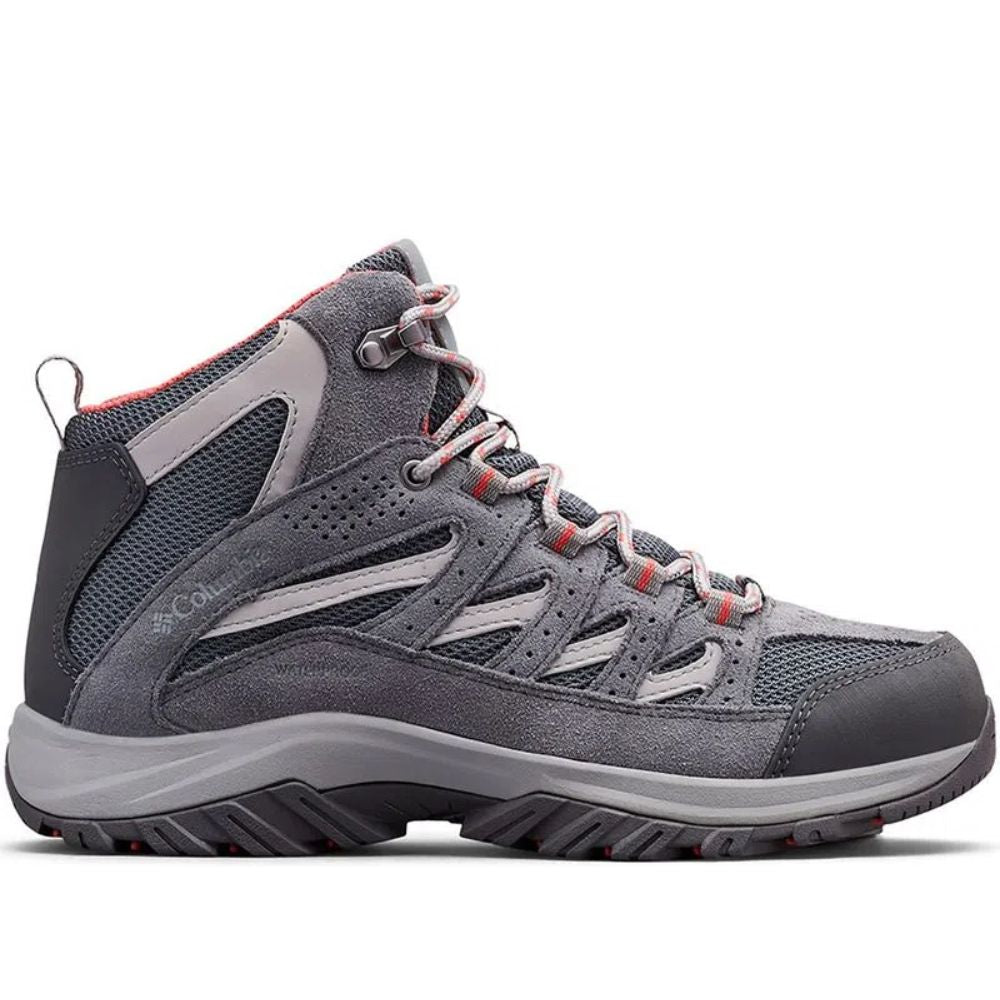 BOTA FEMININA CRESTWOOD MID WATERPROOF GRAFITE DAREDEVIL - COLUMBIA