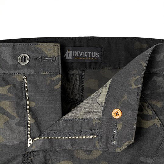 BERMUDA TÁTICA VETERAN WARSKIN BLACK - INVICTUS