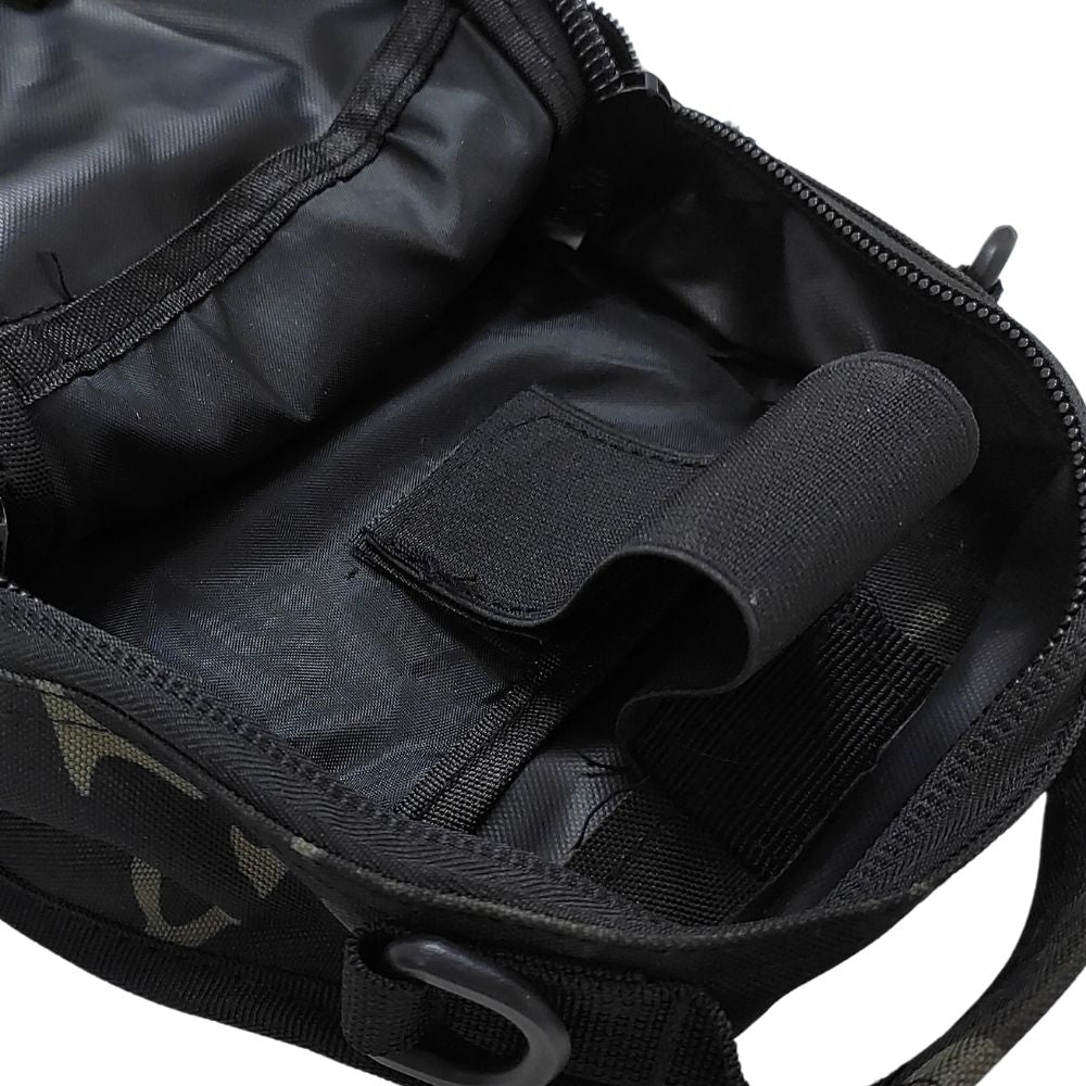 BOLSA DE OMBRO PATRULHA WARSKIN BLACK - BR FORCE
