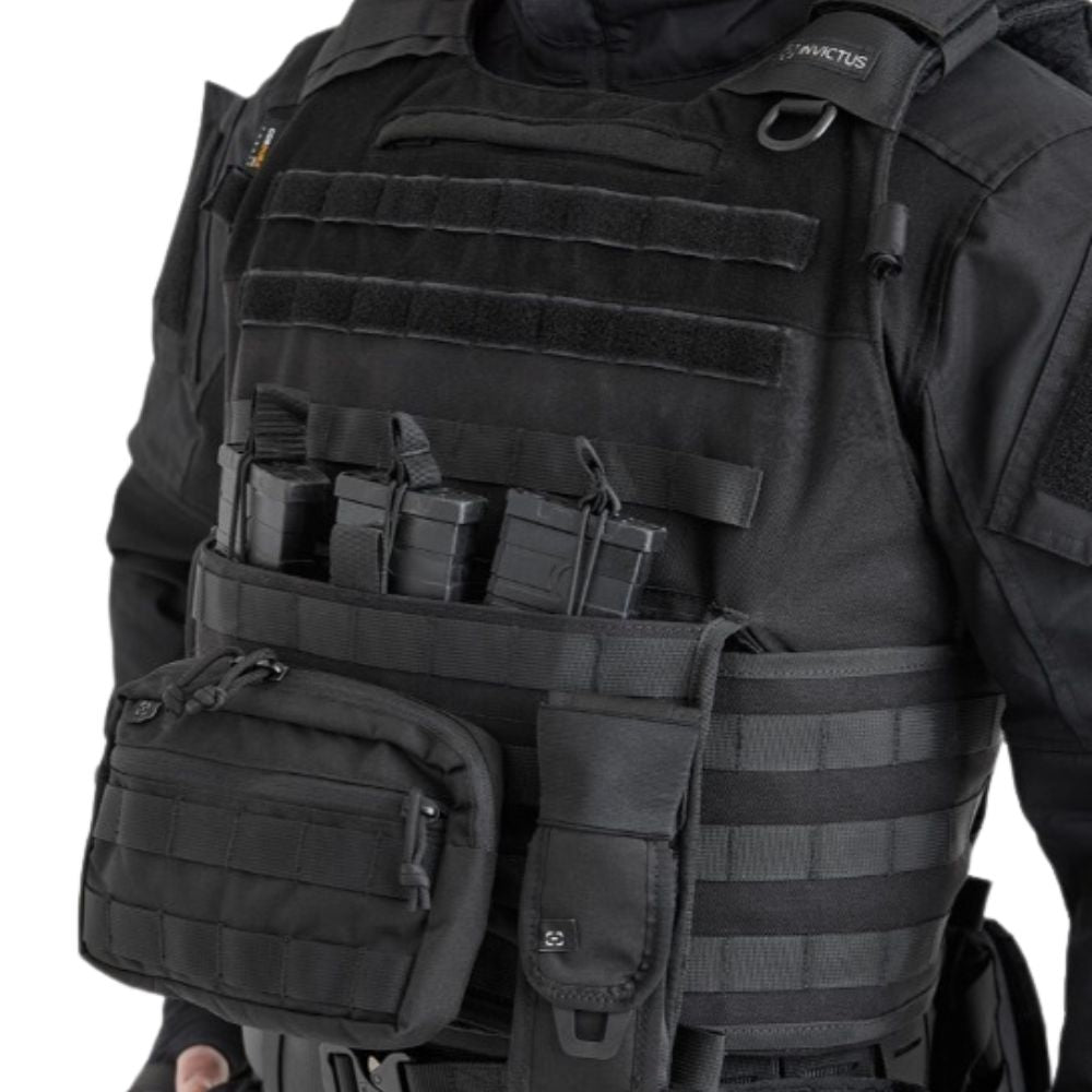 CAPA COLETE MODULAR TÁTICO VULCANO 2.0 PRETO INVICTUS