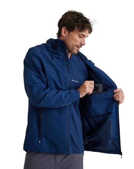 JAQUETA IMPERMEÁVEL DARWIN 2.0 MASCULINA MARINHO - GALAPAGOS