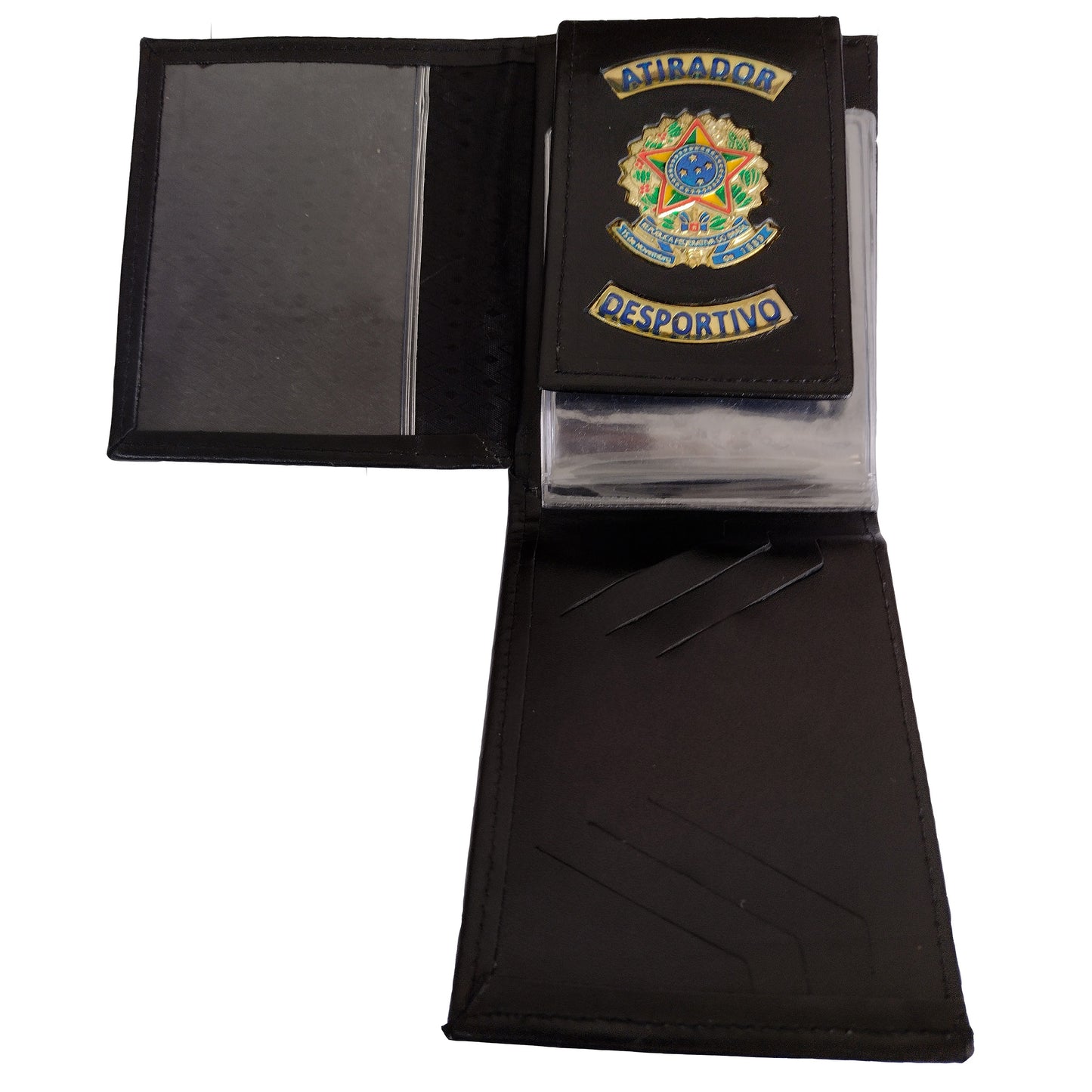 CARTEIRA CAT TIRO ESPORTIVO COURO PRETO