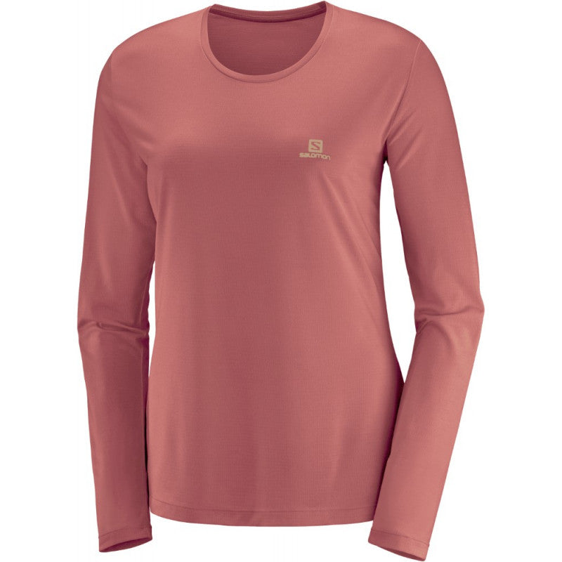 CAMISETA SONIC LS UV50 FEMININO SALMON - SALOMON