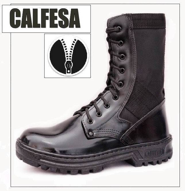 COTURNO COM ZIPER PRETO - CALFESA