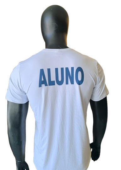 CAMISETA PRF ALUNO POLIAMIDA BRANCA - FRT BRASIL