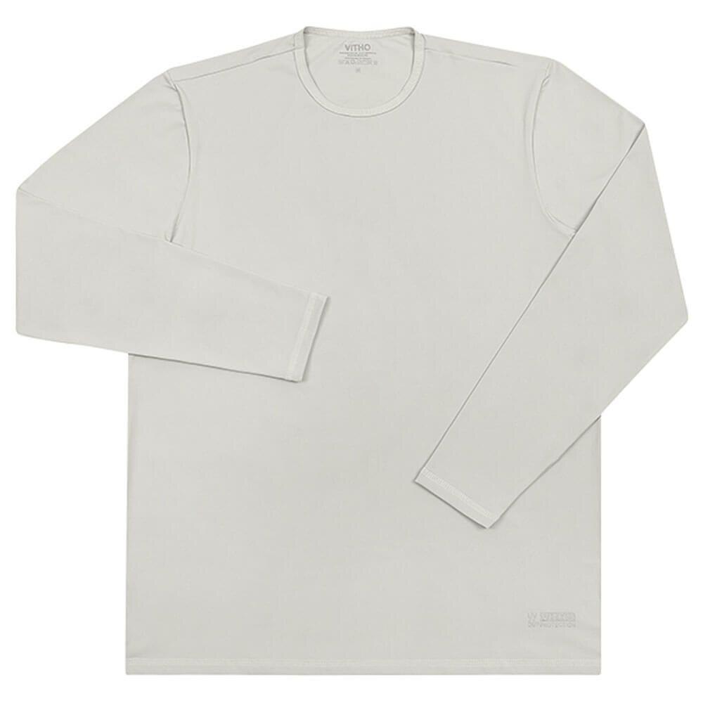 CAMISETA SEGUNDA PELE MASCULINA MANGA LONGA BRANCA VITHO