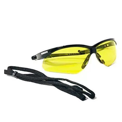 ÓCULOS DE PROTEÇÃO PRETO LENTES AMARELAS - NEMESIS