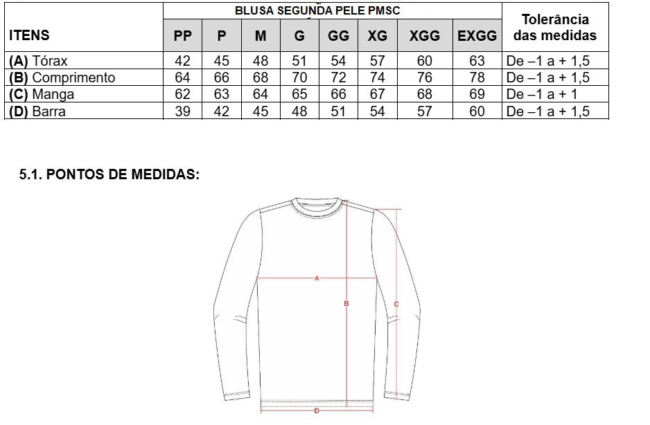 BLUSA SEGUNDA PELE PMSC COYOTE