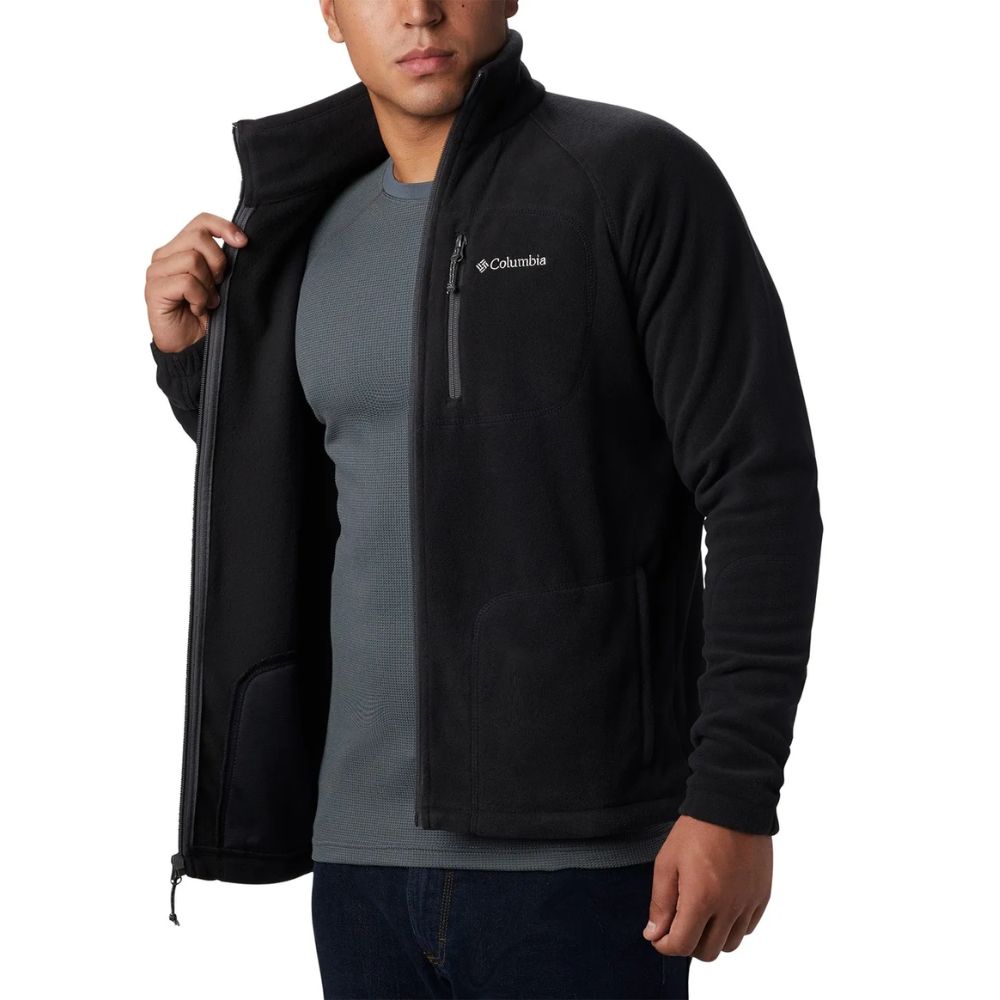 JAQUETA FLEECE MASCULINA FAST TREK II PRETA COLUMBIA
