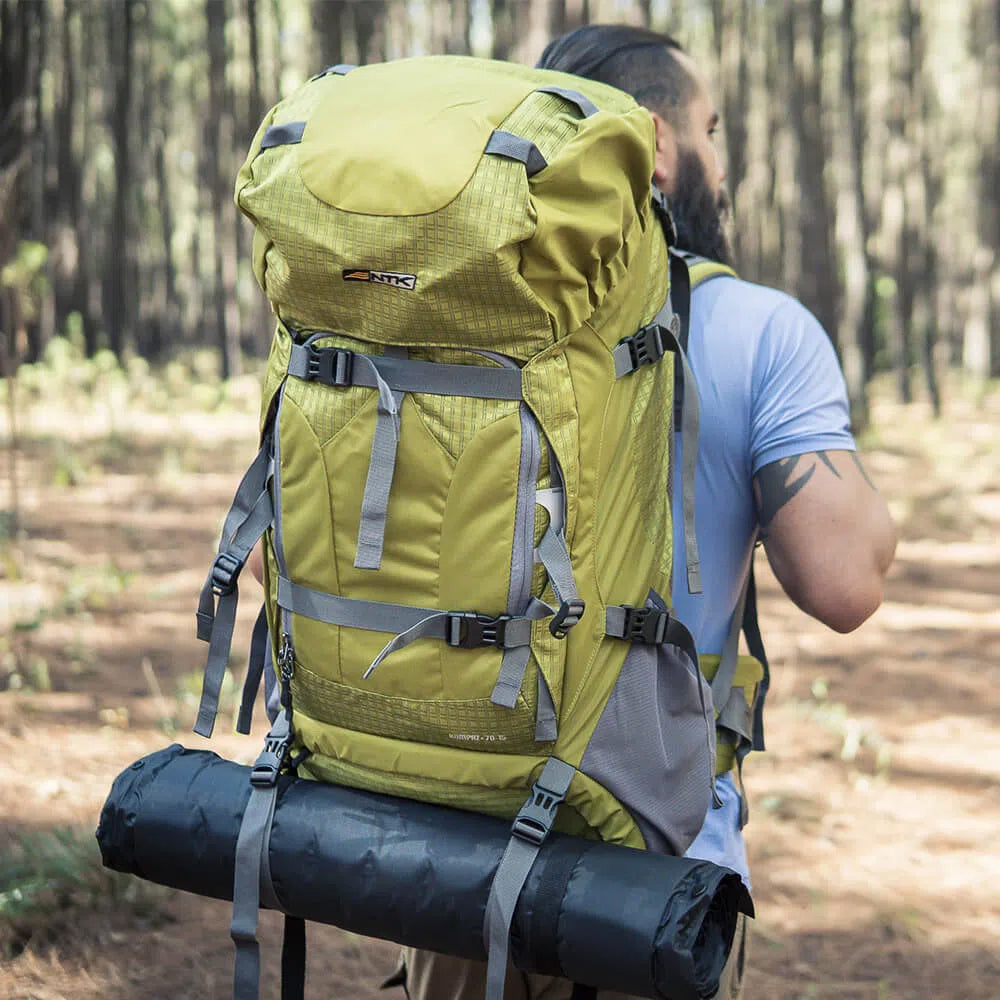 MOCHILA CARGUERIA GT KOMPAZ 70+15L VERDE - NTK