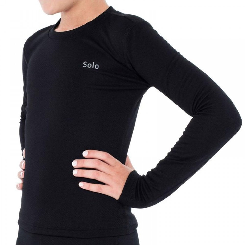 CAMISETA X-THERMO DS INFANTIL PRETO - SOLO