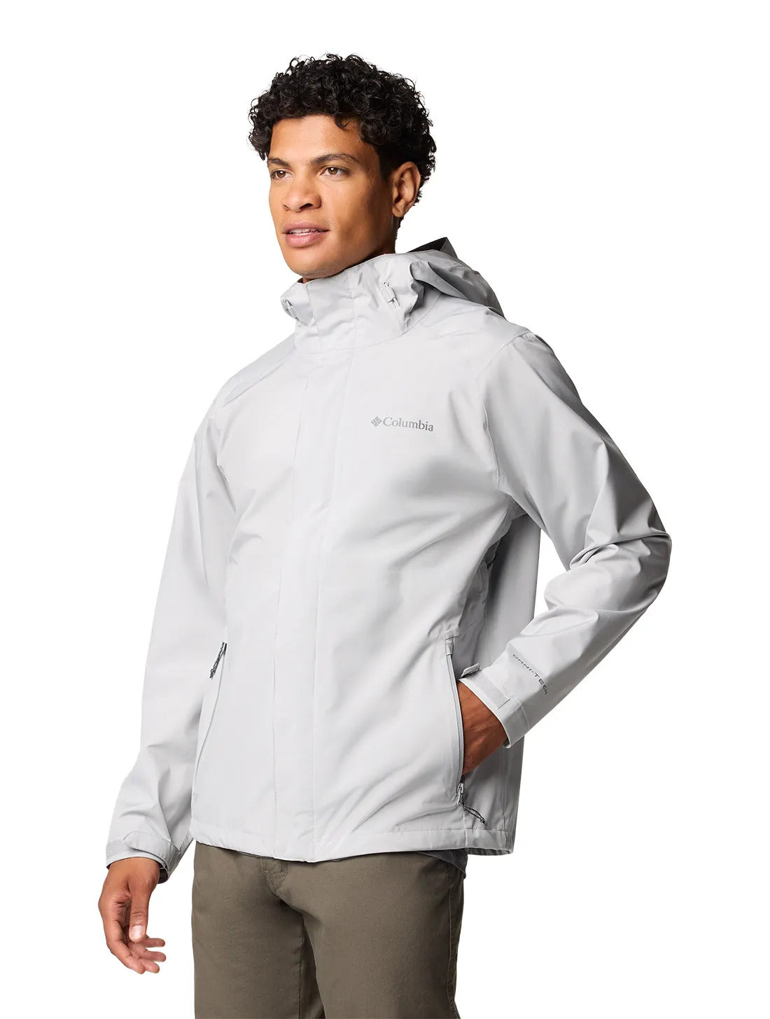 JAQUETA IMPERMEÁVEL EARTH EXPLORER II CINZA GREY - COLUMBIA