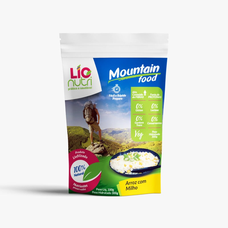 COMIDA LIOFILIZADA ARROZ COM MILHO - LIONUTRI