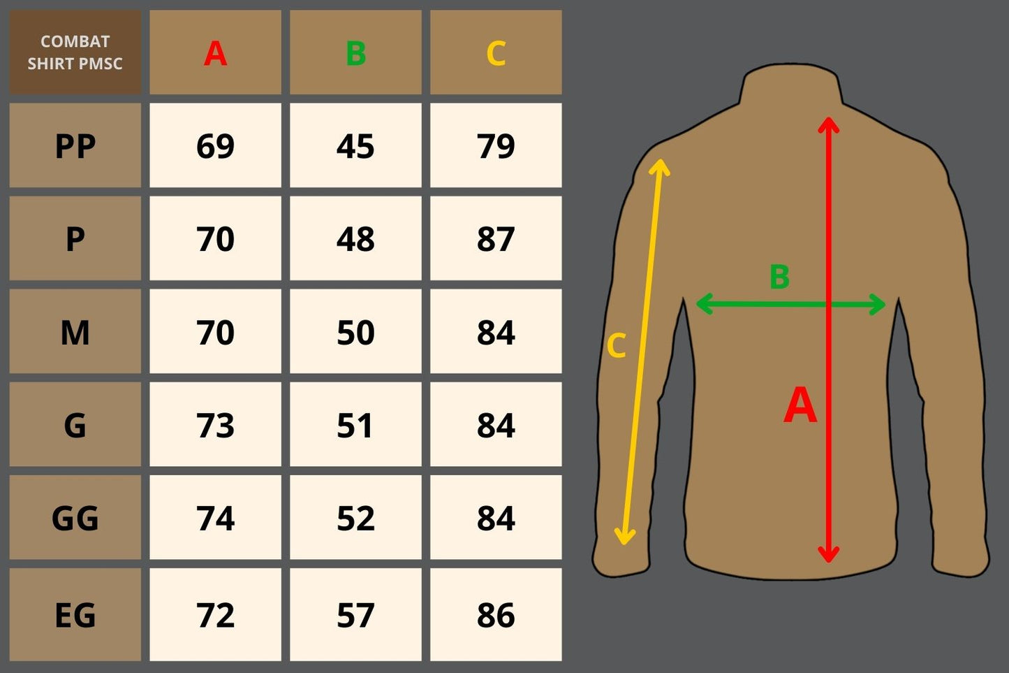 COMBAT SHIRT PMSC FLEX CAQUI FRT BRASIL