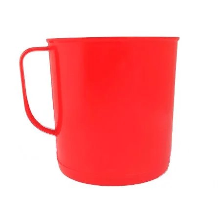 CANECA MILITAR DE PLÁSTICO VERMELHA 500ML