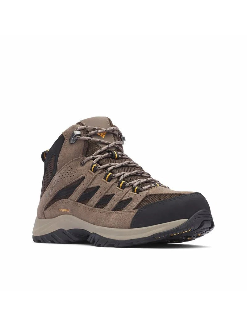 BOTA MASCULINA CRESTWOOD MID WATERPROOF MARROM - COLUMBIA