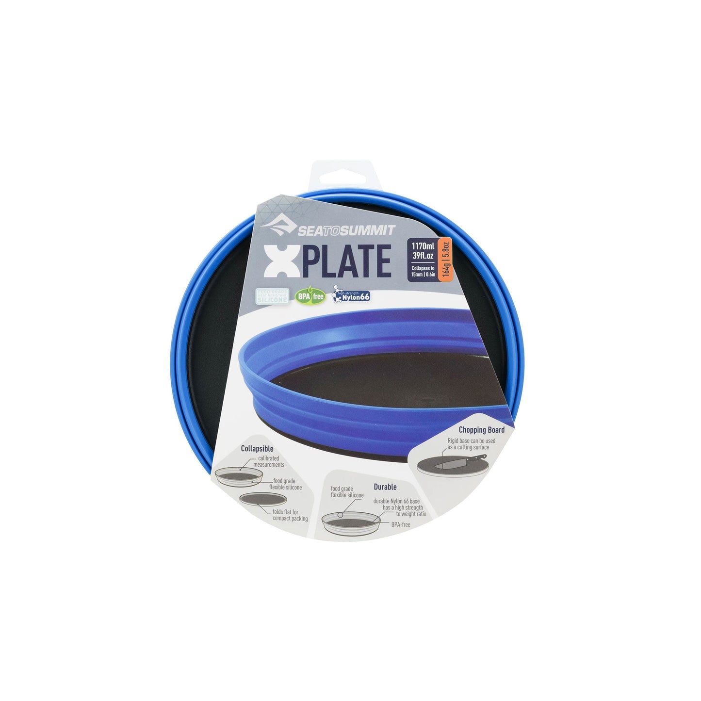 PRATO DOBRÁVEL X-PLATE AZUL - SEA TO SUMMIT