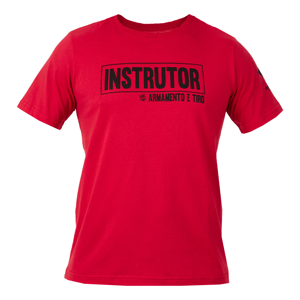 CAMISETA INSTRUTOR VERMELHA - BR FORCE