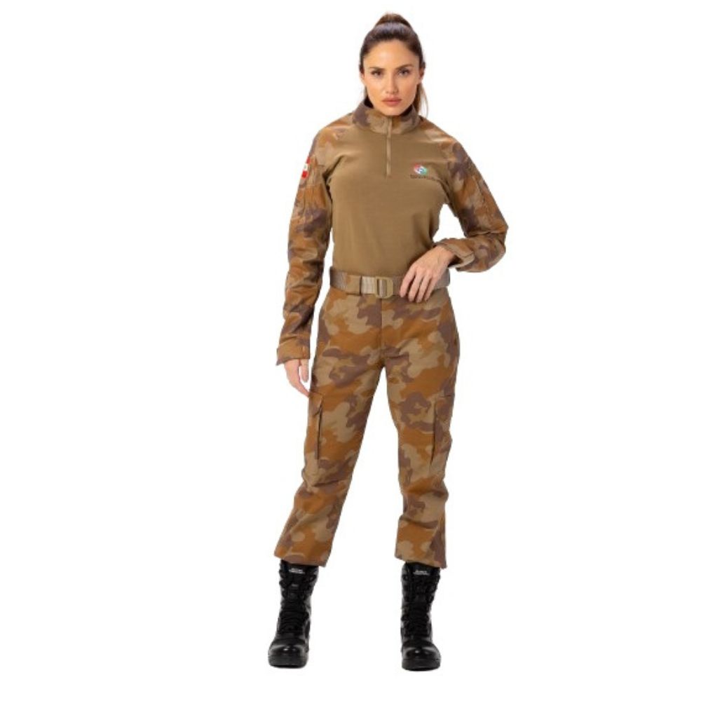 COMBAT SHIRT PMSC CAMUFLADA PPT UNISSEX - FUNCIONAL