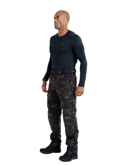 CALÇA TÁTICA PLATOON ULTIMATE WARSKIN BLACK - INVICTUS