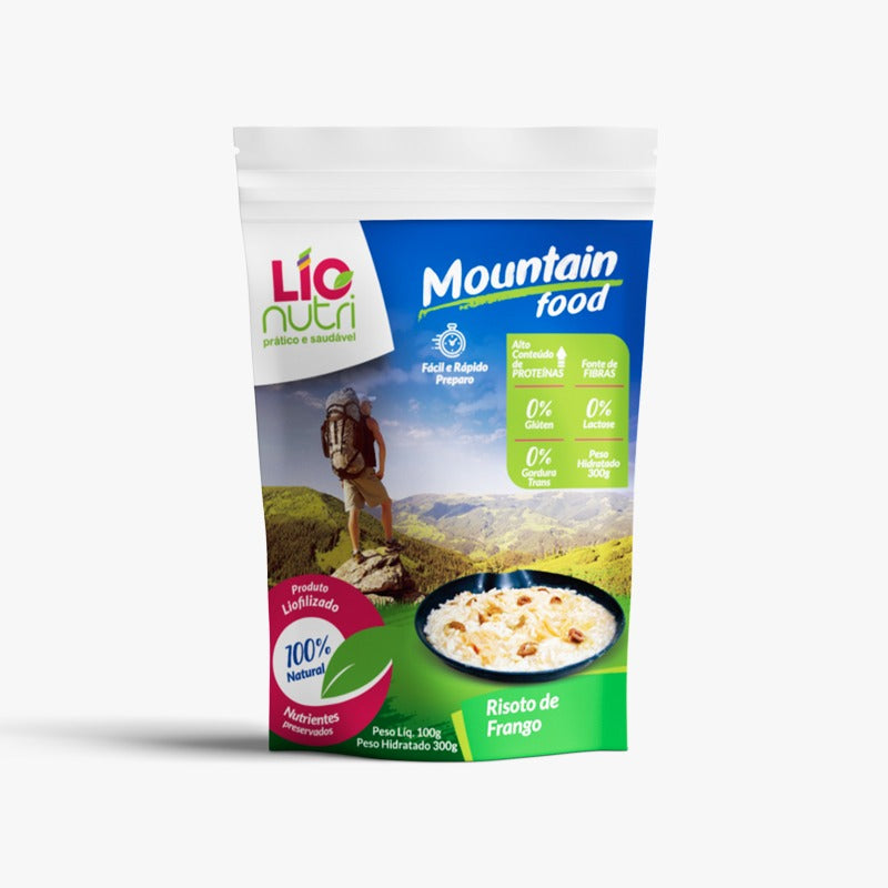 COMIDA LIOFILIZADA RISOTO DE FRANGO - LIONUTRI