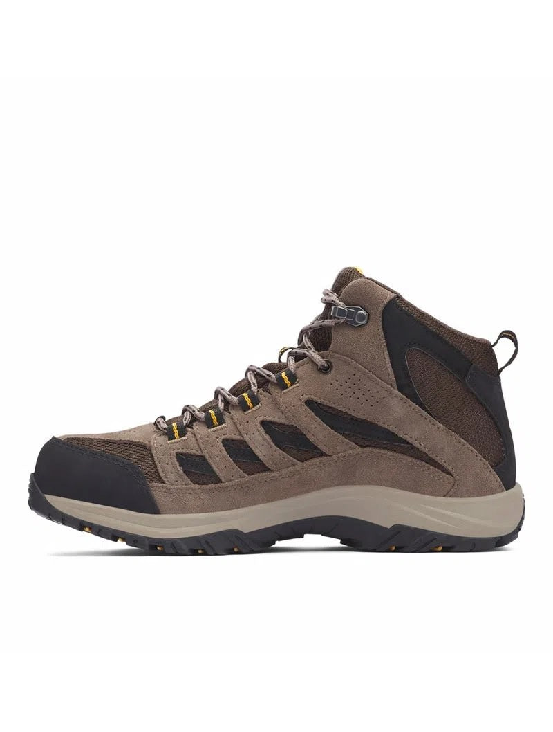 BOTA MASCULINA CRESTWOOD MID WATERPROOF MARROM - COLUMBIA