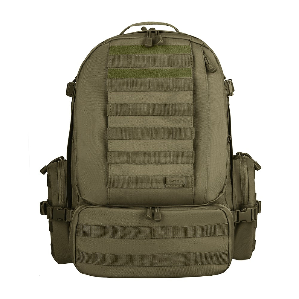 MOCHILA TÁTICA DEFENDER VERDE OLIVA - INVICTUS