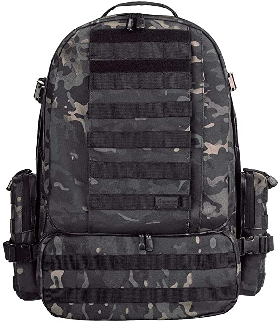 MOCHILA TÁTICA DEFENDER WARSKIN BLACK - INVICTUS