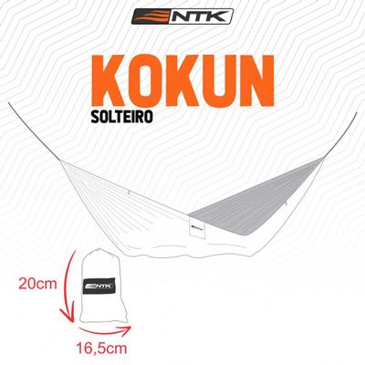 REDE KOKUN SOLTEIRO AZUL - NTK
