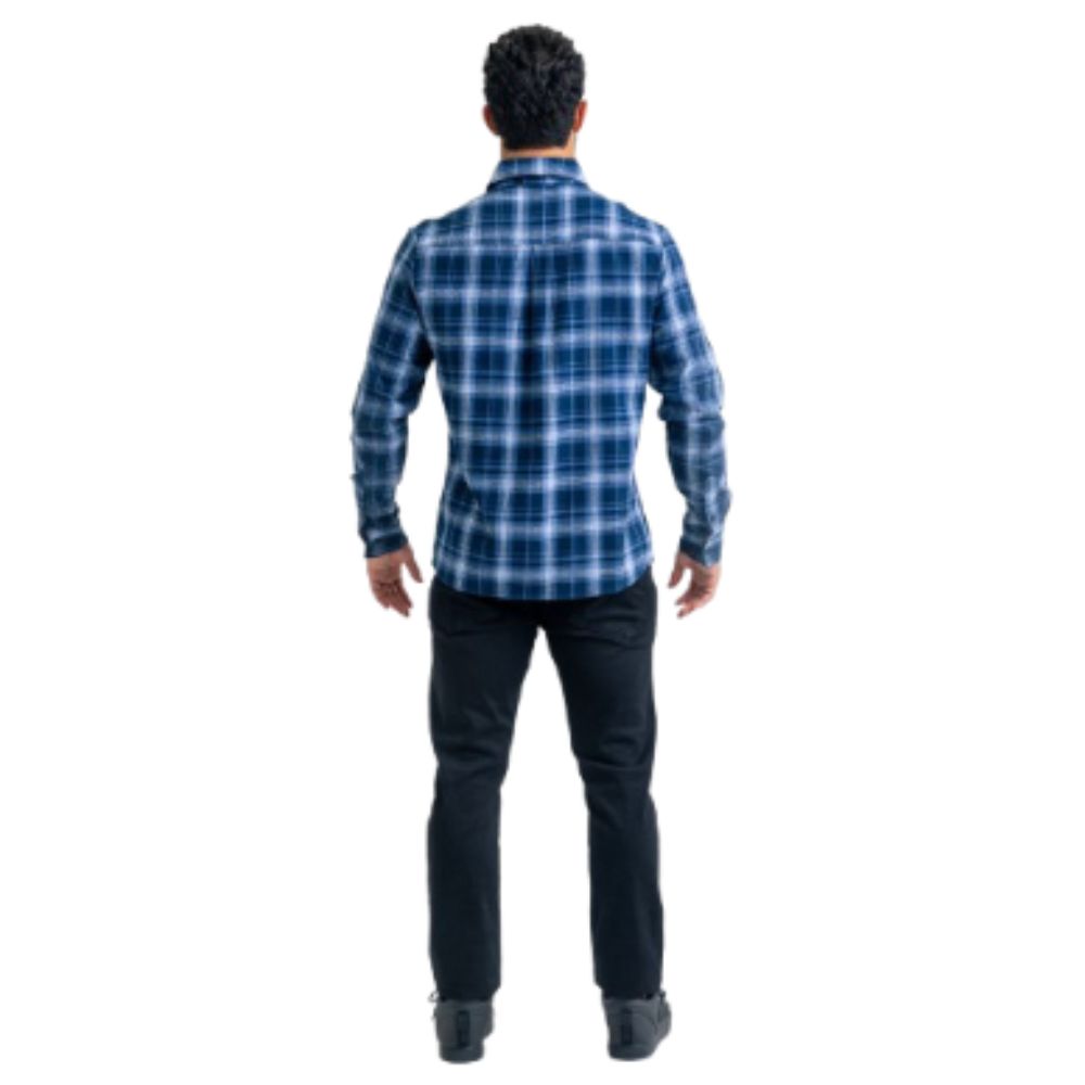 CAMISA LUMBERJACK RELIEF AZUL INVICTUS