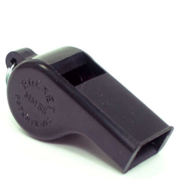 APITO PLÁSTICO PRETO 55MM - ROCKET