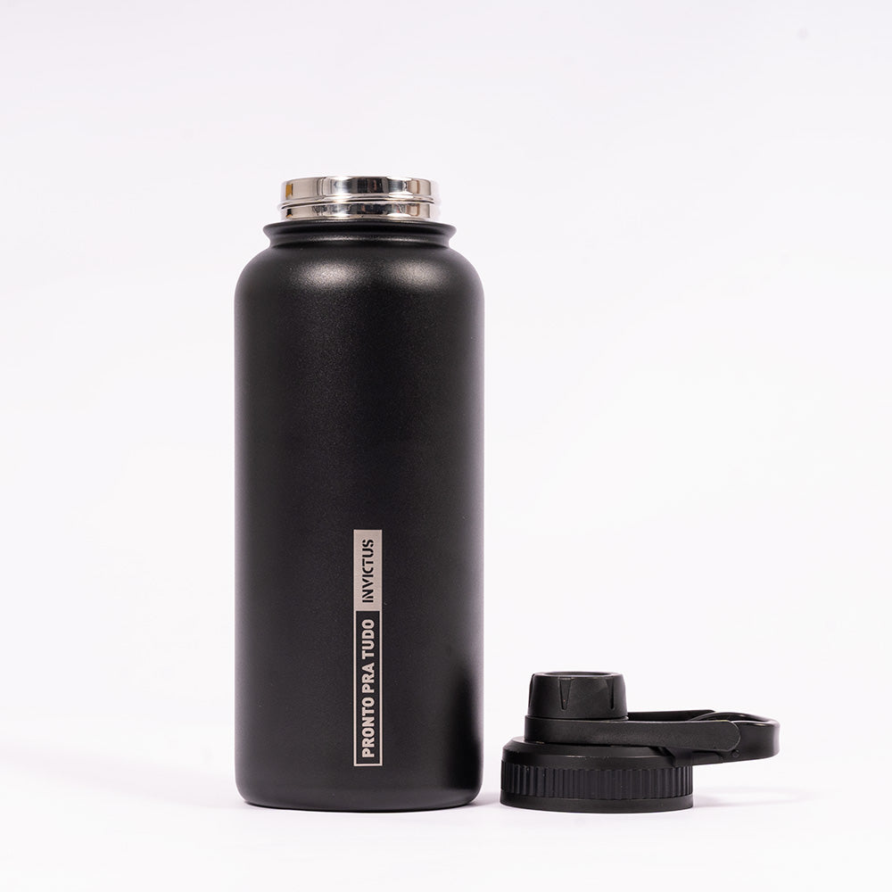 GARRAFA TÉRMICA WARRIOR 3.0 PRETO 950ML - INVICTUS