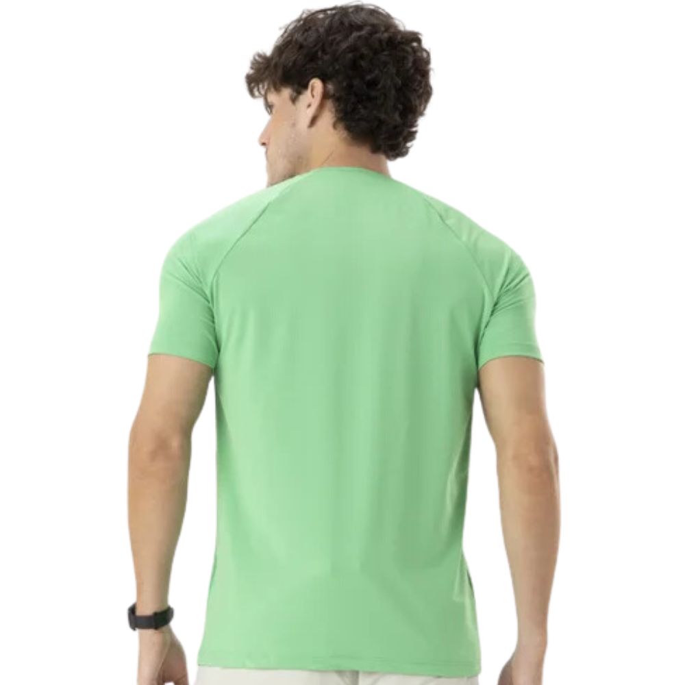 CAMISETA RAGLAN UV50+ MASCULINA VERDE- ALPEN