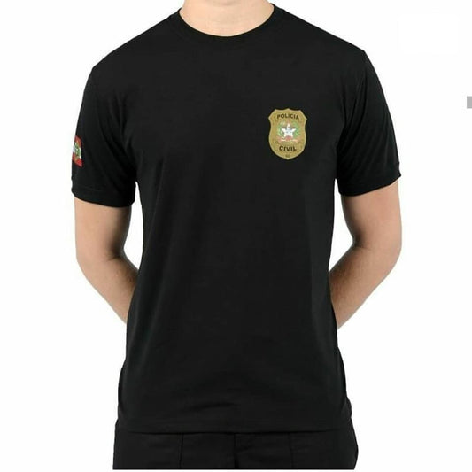 CAMISETA POLICIA CIVIL SC MANGA CURTA POLIAMIDA - FORT BRASIL