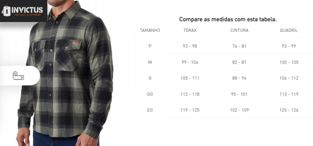 CAMISA LUMBERJACK TEXAS VERDE - INVICTUS