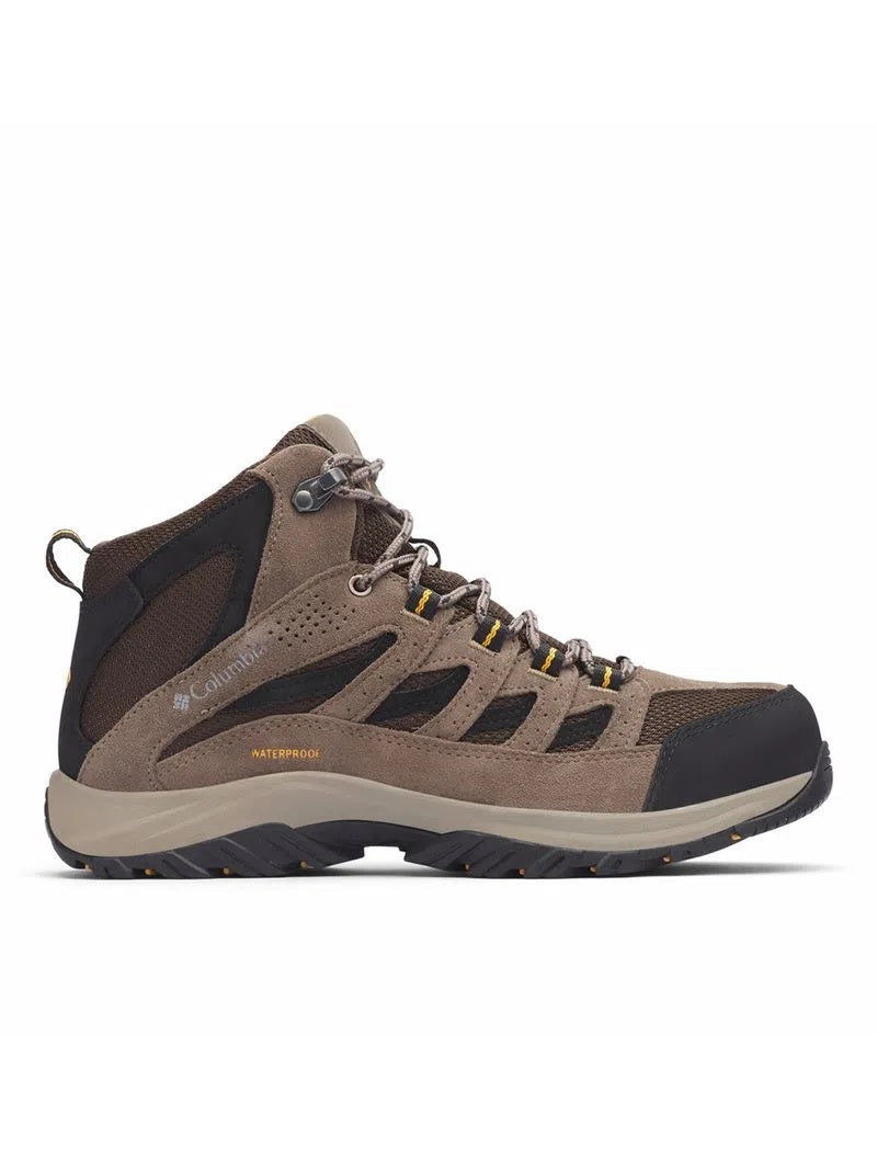 BOTA MASCULINA CRESTWOOD MID WATERPROOF MARROM - COLUMBIA