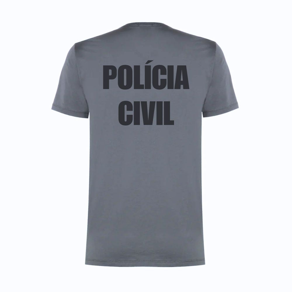 CAMISETA POLÍCIA CIVIL SANTA CATARINA POLIESTER