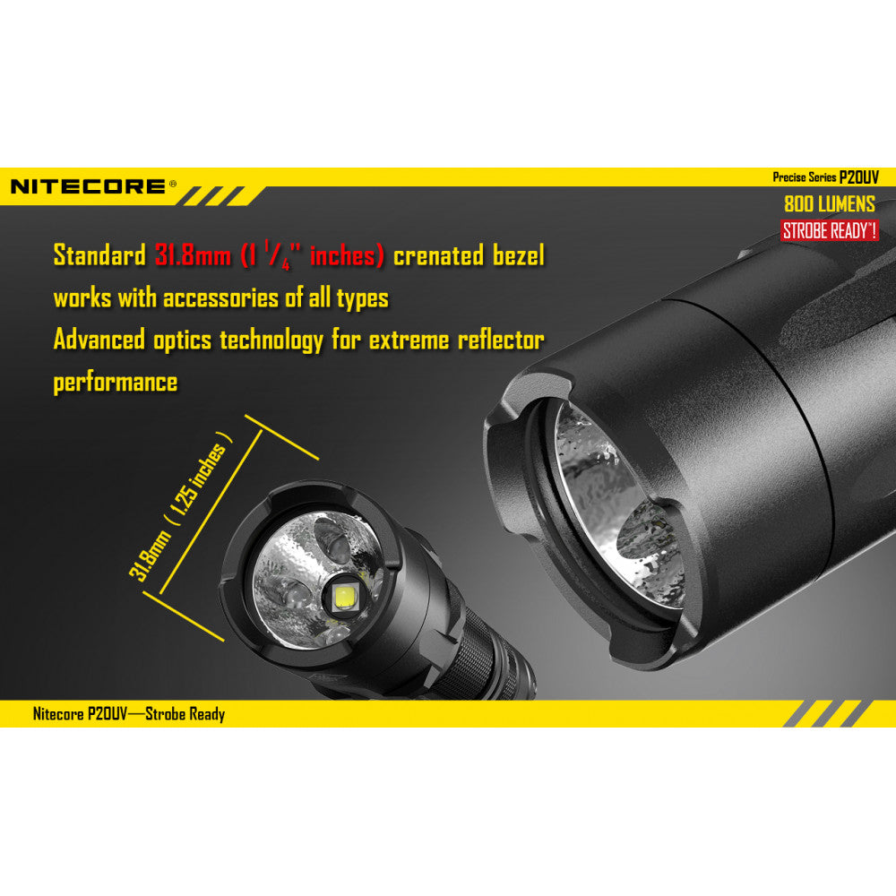 LANTERNA 800LUMENS P20UV - NITECORE