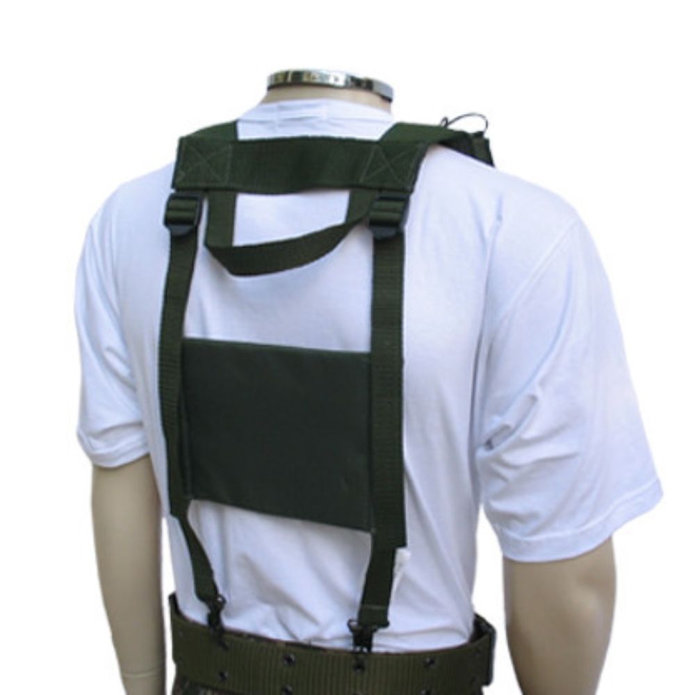 SUSPENSÓRIO H COM MOSQUETÃO VERDE