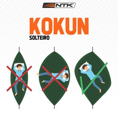 REDE KOKUN SOLTEIRO AZUL - NTK