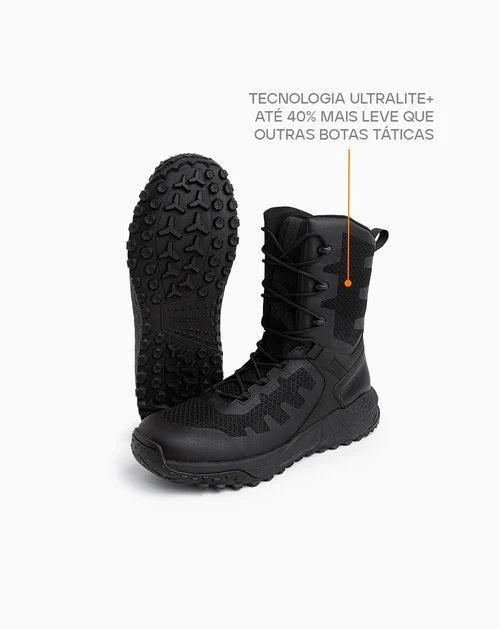 BOTA ARION 2.0 8” PRETA - INVICTUS