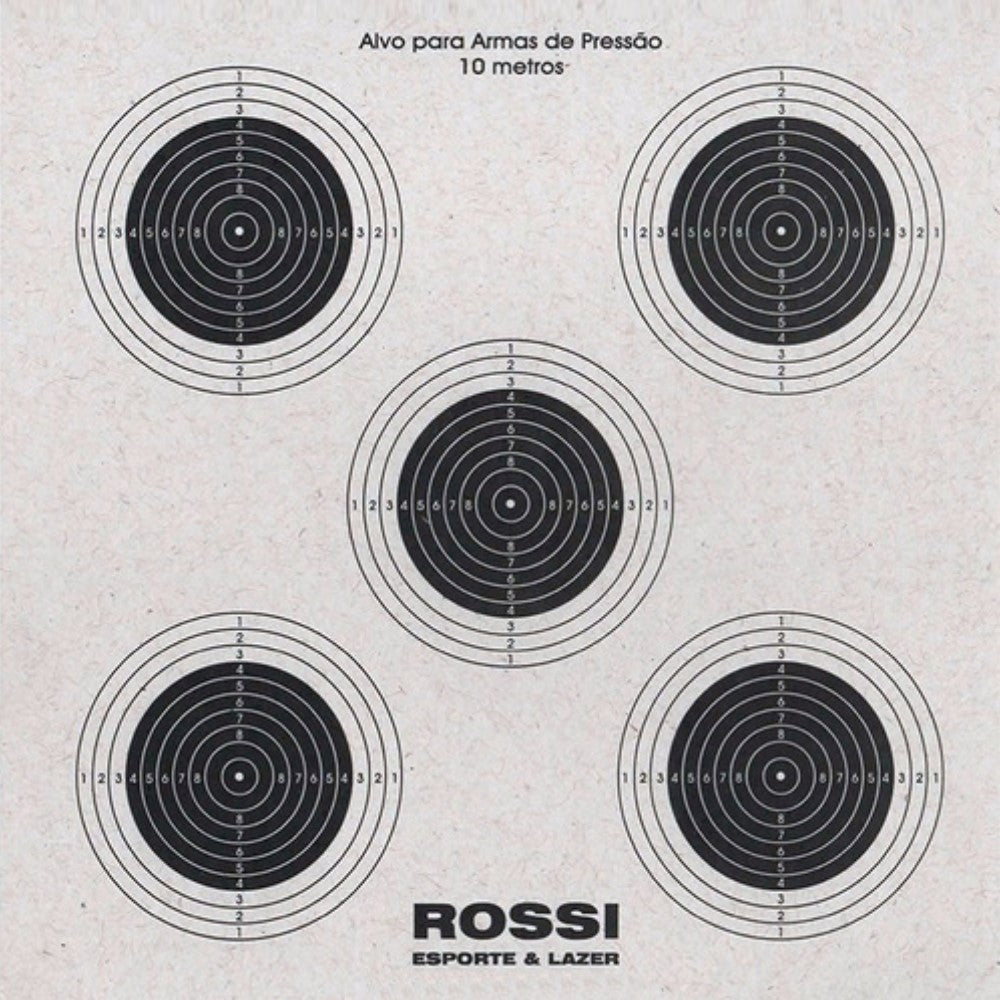 ALVO DE PAPEL 5 EM 1 14X14CM - ROSSI