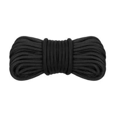PARACORD 550 7F 4MM 10MTS PRETO - GUEPARDO