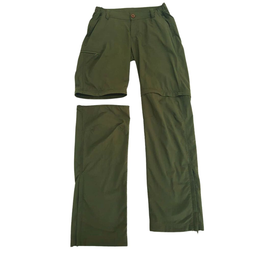 CALÇA-BERMUDA TREKKING VERDE OLIVA FEMININA - SOLO