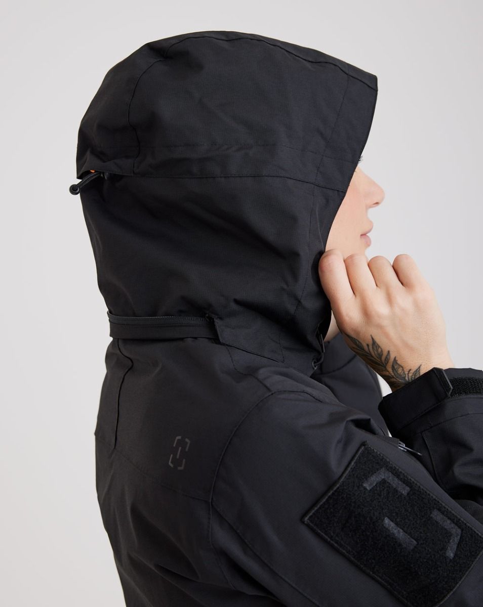 JAQUETA RAIN 2.0 IMPERMEÁVEL FEMININA PRETA - INVICTUS