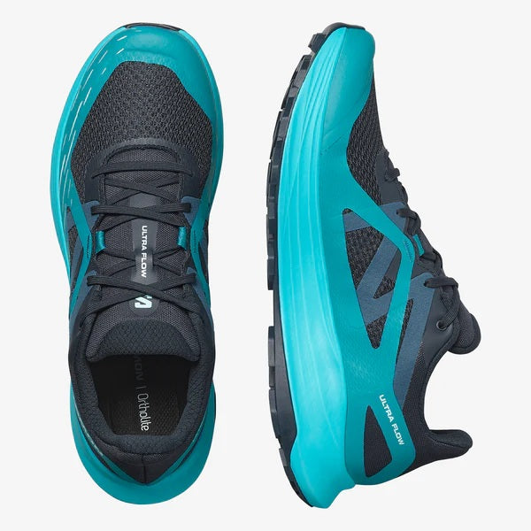TÊNIS ULTRA FLOW MASCULINO PRETO E AZUL SALOMON